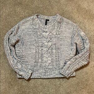 moon & madison cropped knit sweater